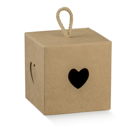 IN con cordino Avana 100x100x100