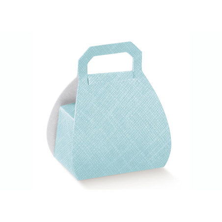 BORSA seta celeste H.80