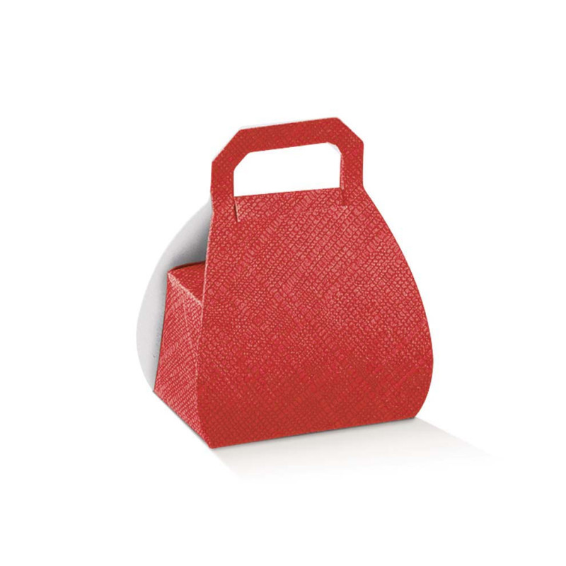 BORSA seta rosso H.80