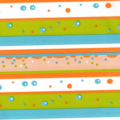 paper stripe plain wrapping and balls