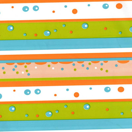 papel de embrulho liso riscas e bolas