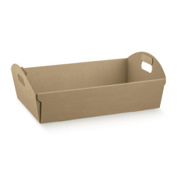 Corbeille carton CESTO Avana 370x265x100