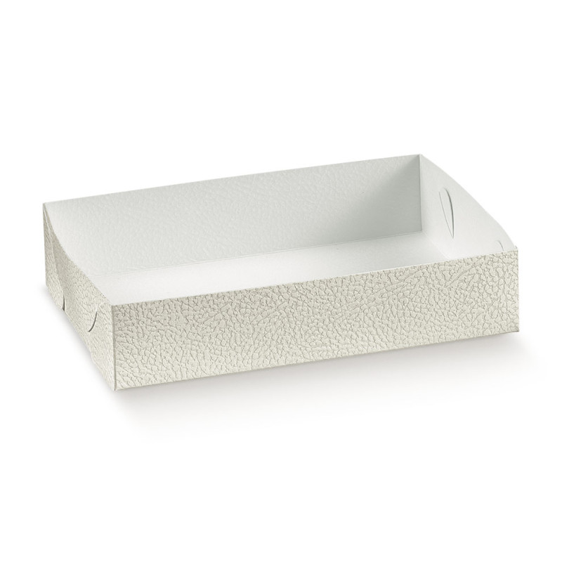 VASSOIO pelle bianco 120x90x40