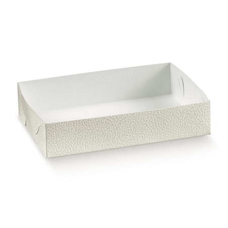 VASSOIO pelle bianco 120x90x40
