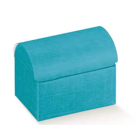 COFANETTO seta bluette 70x45x52