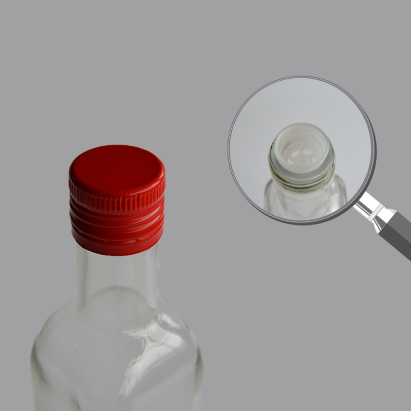 Tampa roscada 6 furos vermelha