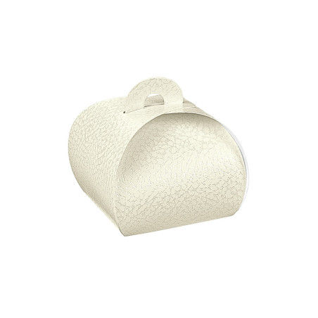 TORTINA pelle bianco 120x120x100