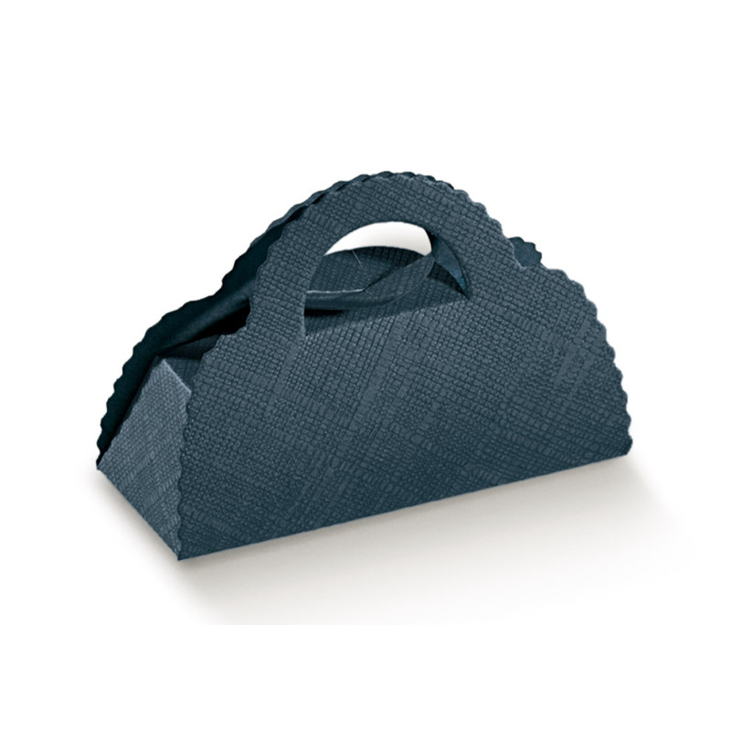 BORSA CLIP juta blu 100x40x68