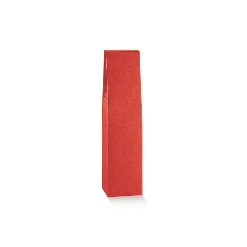 SCAT. 1 BOTTIGLIA seta rosso 90x90x370