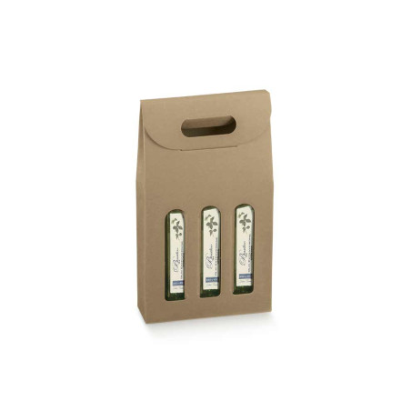 OLIVIA 3 BOTTIGLIE Avana 200x65x335