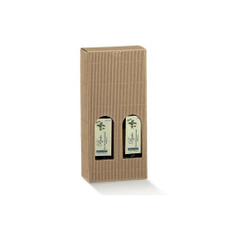 Boite pour bouteille de Vin PETIT 2 BOTTIGLIE  130x65x320