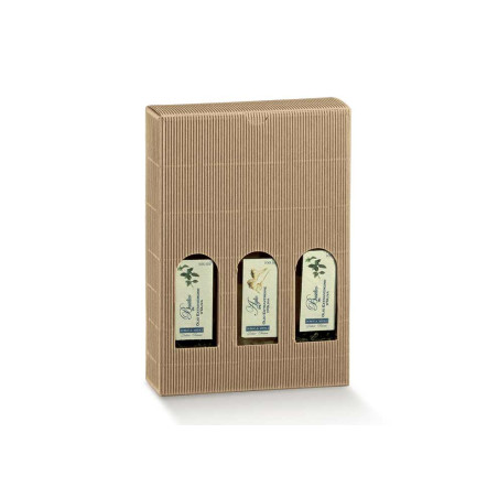 PETIT 3 BOTTIGLIE onda avana 170x55x240