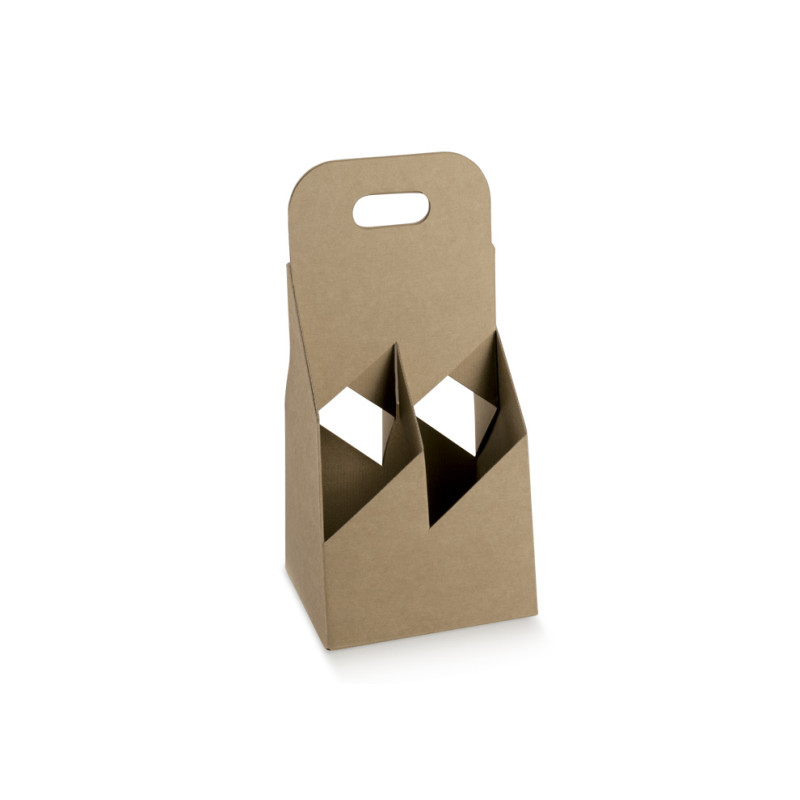 CESTELLO 4 BOTTIGLIE avana 180x180x350