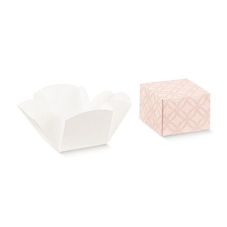 FLEUR (senza finestra) matelasse rosa 50x50x50