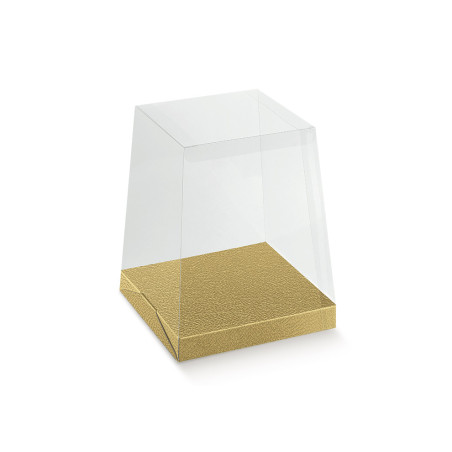 PORTAPAN. PVC+fondo ast. pelle oro 205x205x250