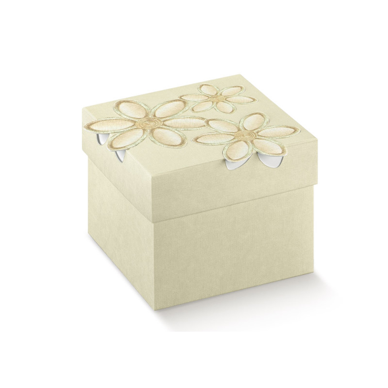 F/C fiore ricamato 90x90x90