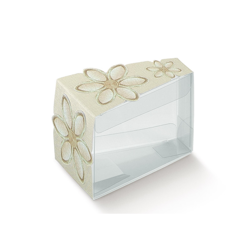 Fetta Torta  fiore ricamato 80x45x50