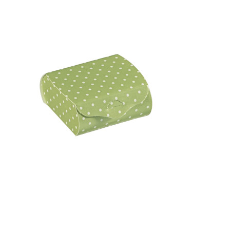 Couvette dots menta 65x45x30