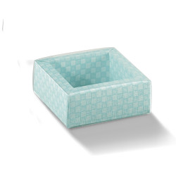 QUADRETTO+FASCETTA quadri celeste 60x60x32