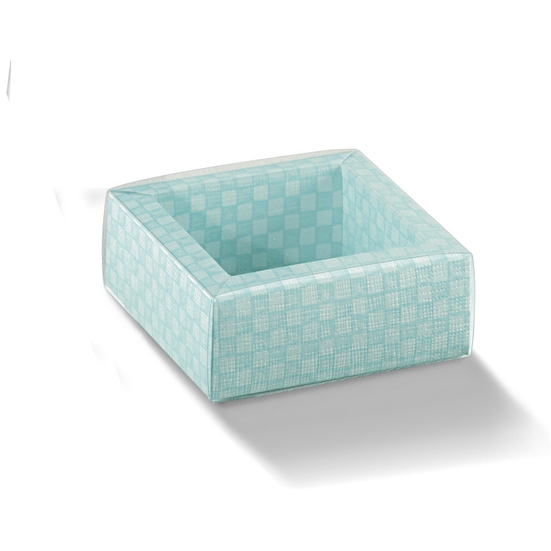 QUADRETTO+FASCETTA quadri celeste 60x60x32