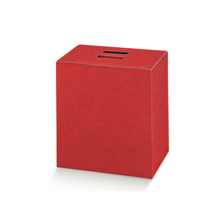 CUBOTTO 330X250X350 PELLE ROSS