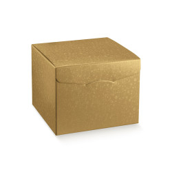 Caixa de cartão para presentes Segreto Sfere Oro 300X300X240