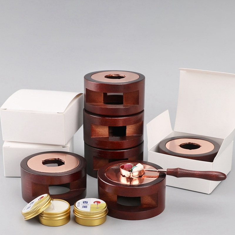 Forno e colher de derreter cera 