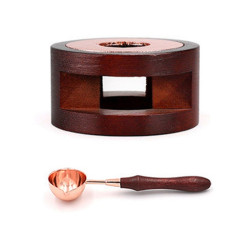 Forno e colher de derreter cera 