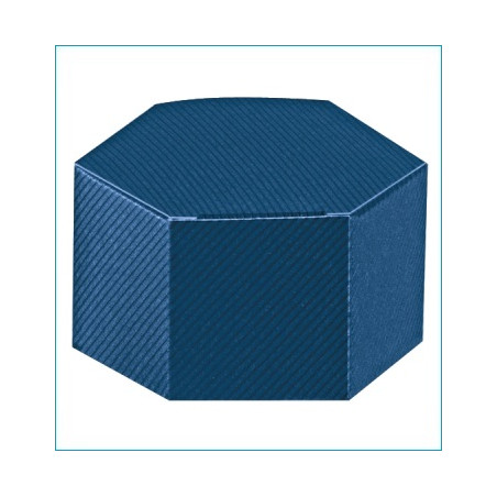 ESAGONO 60X30 BLU SCIA