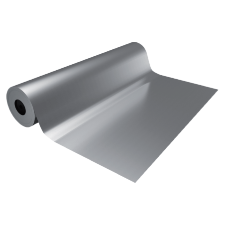 Papel de embrulho eco liso prateado