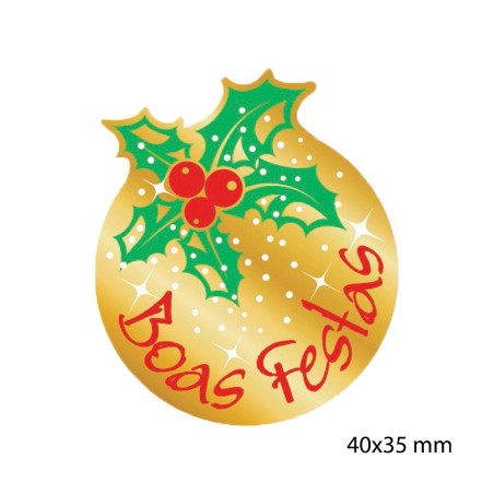 Etiqueta Autocolante de Natal 8