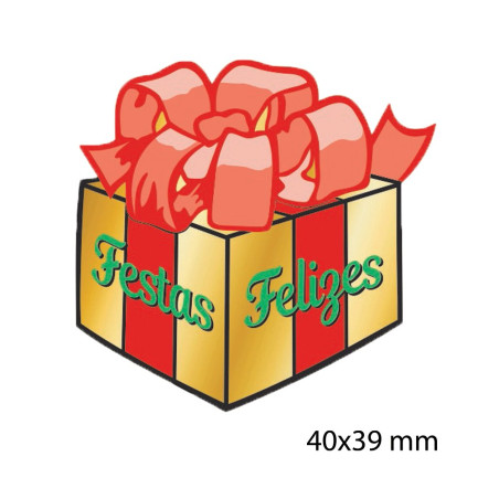 Etiqueta Autocolante de Natal 9