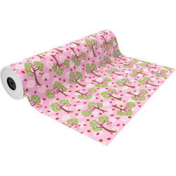 Papier cadeau hibou rose 62cmx90m